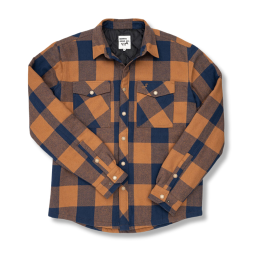 Wind-lined overshirt