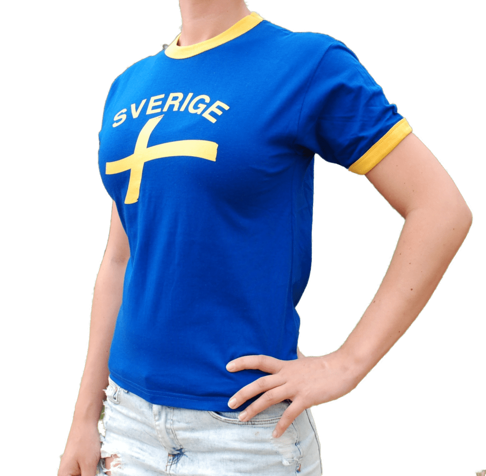 Sverige T-shirt Vuxen Unisex