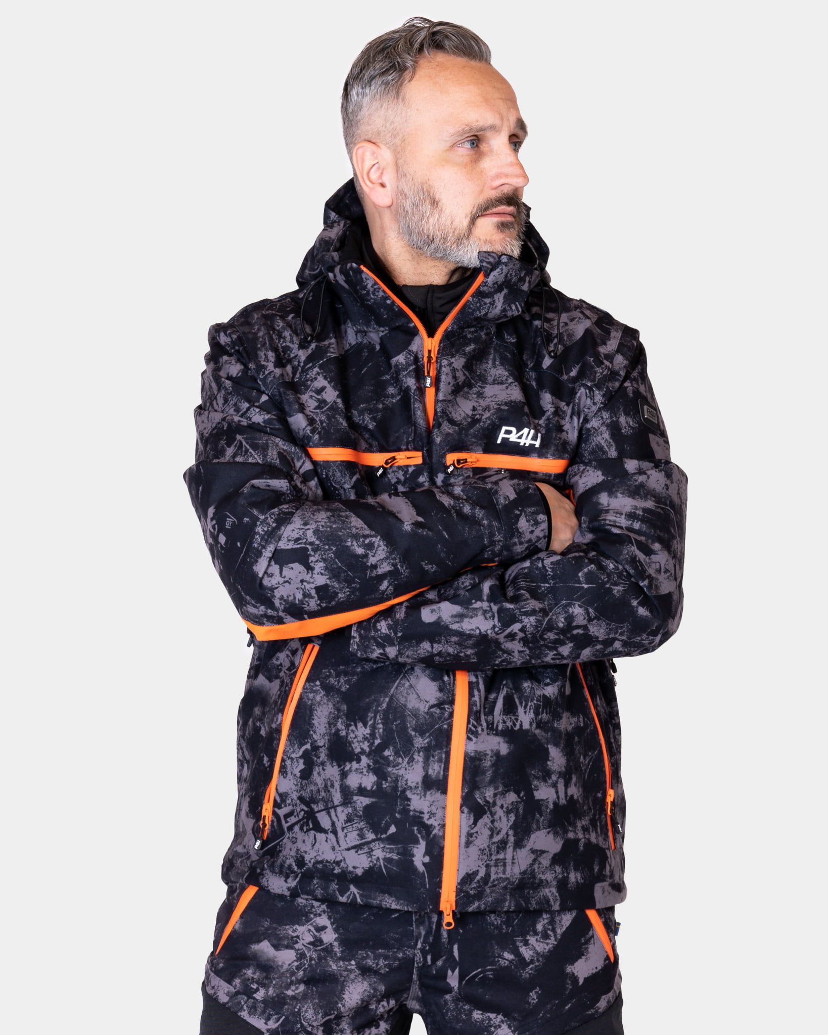 Jaktjacka Herr Camouflage, Hunters Elite Jacket, Black Camo