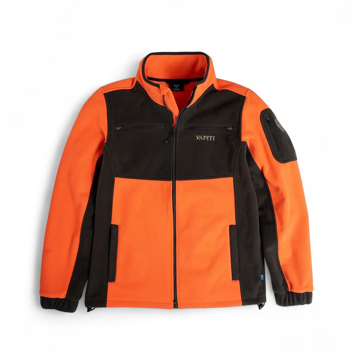 Vapiti Laminerad Jakt Fleece, Orange Comb