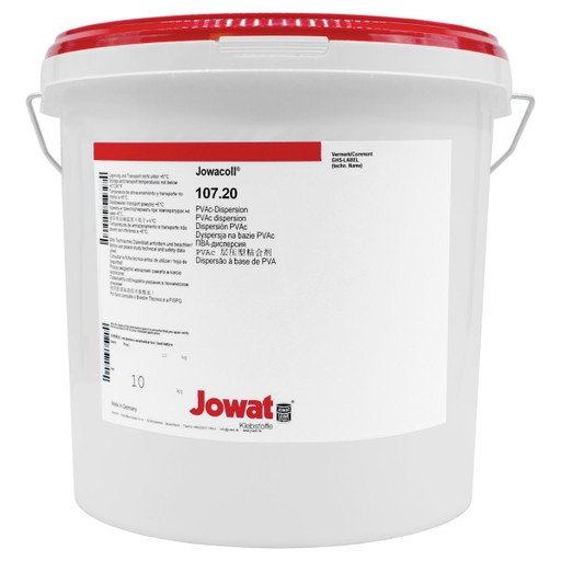 Vitlim Jowacoll® PvaC D4-klassat. Vattenfast fog. 10 Kg/förp. Vitlim Jowacoll® PvaC D4-klassat. Vattenfast fog. 10 Kg/förp.