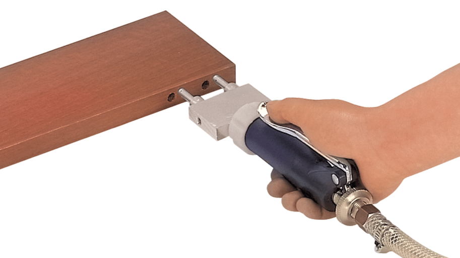 Dubbelt tappmunstycke Pizzi Ø8 × 25 mm, c/c 32 mm