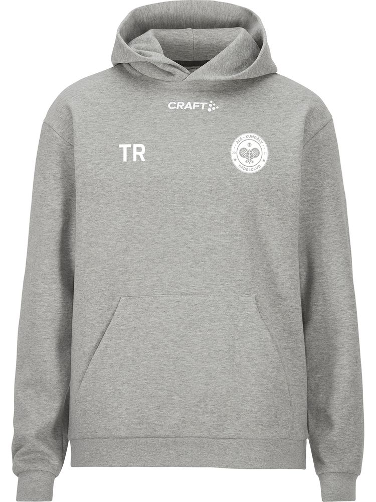 Craft Hoodie COMMUNITY 2.0, Grey Melange (Ale/Kungälv Padel Club)