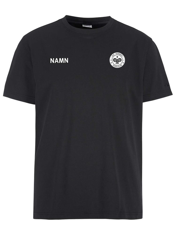 Craft T-shirt COMMUNITY 2.0, Black (Ale/Kungälv Padel Club)