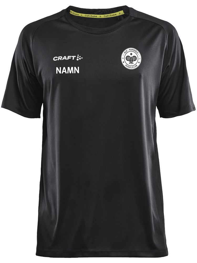 Craft T-shirt Evolve, Black (Ale Padel Club)