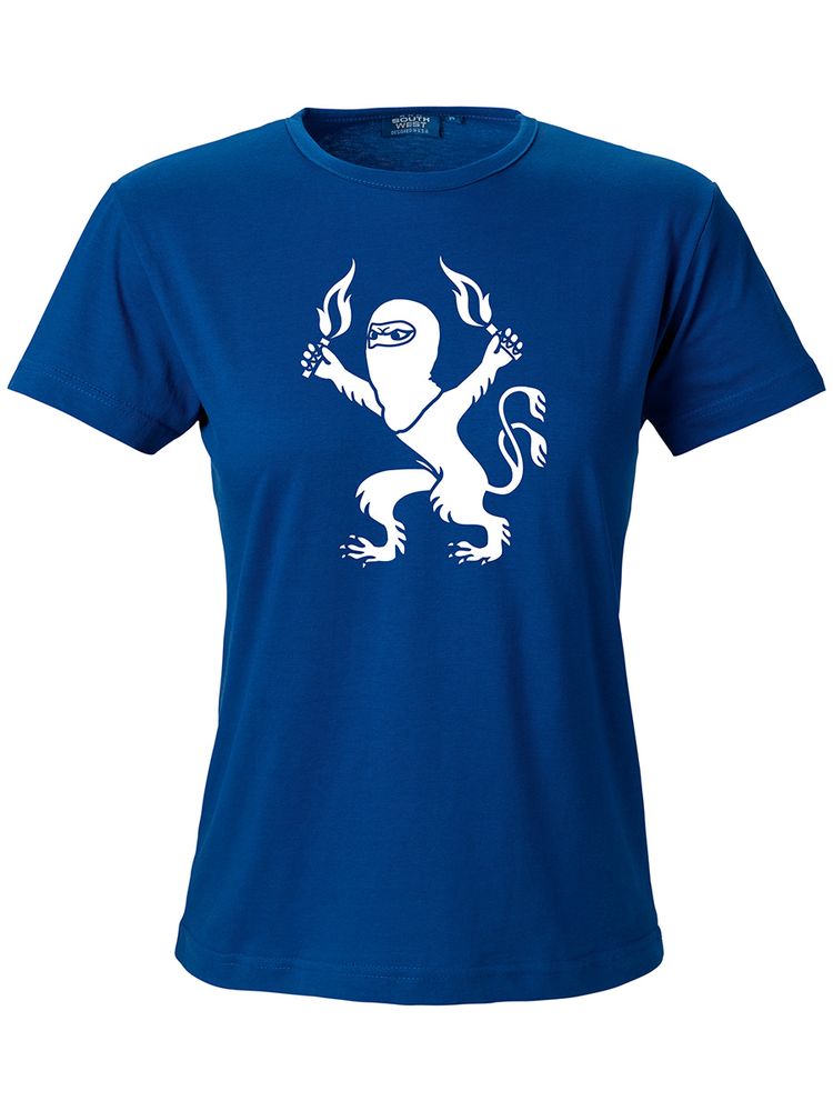 T-shirt Dam, Blå - Pyro-Lejon