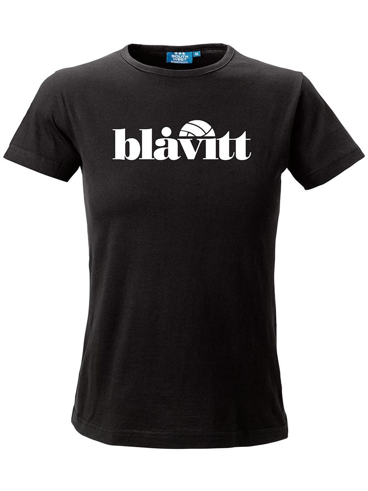 T-shirt Dam, Svart - Blåvitt Elesse