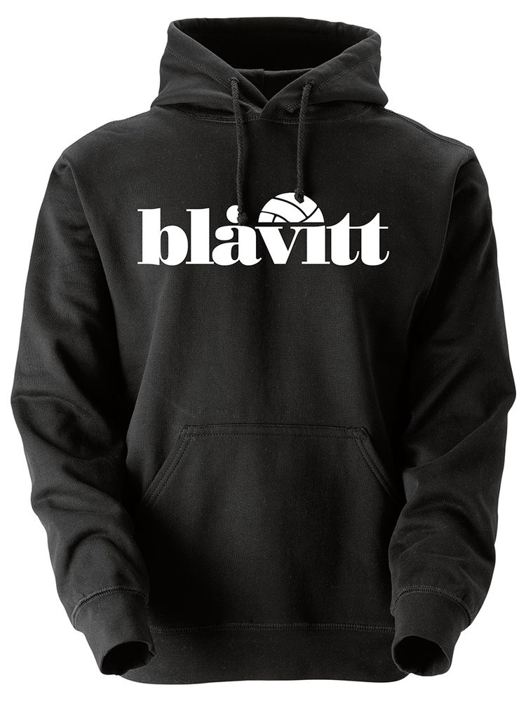Hoodtröja, Svart - Blåvitt Elesse