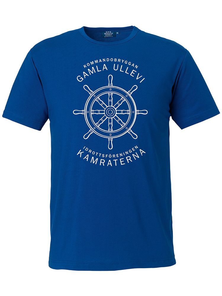 T-shirt Herr, Blå - Kommandobryggan Roder