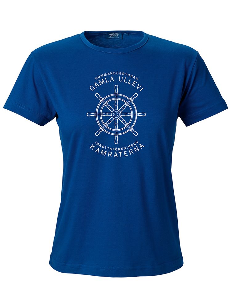 T-shirt Dam, Blå - Kommandobryggan Roder