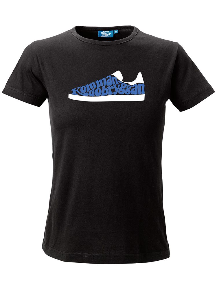 T-shirt Dam, Svart - Kommandobryggan Sneaker