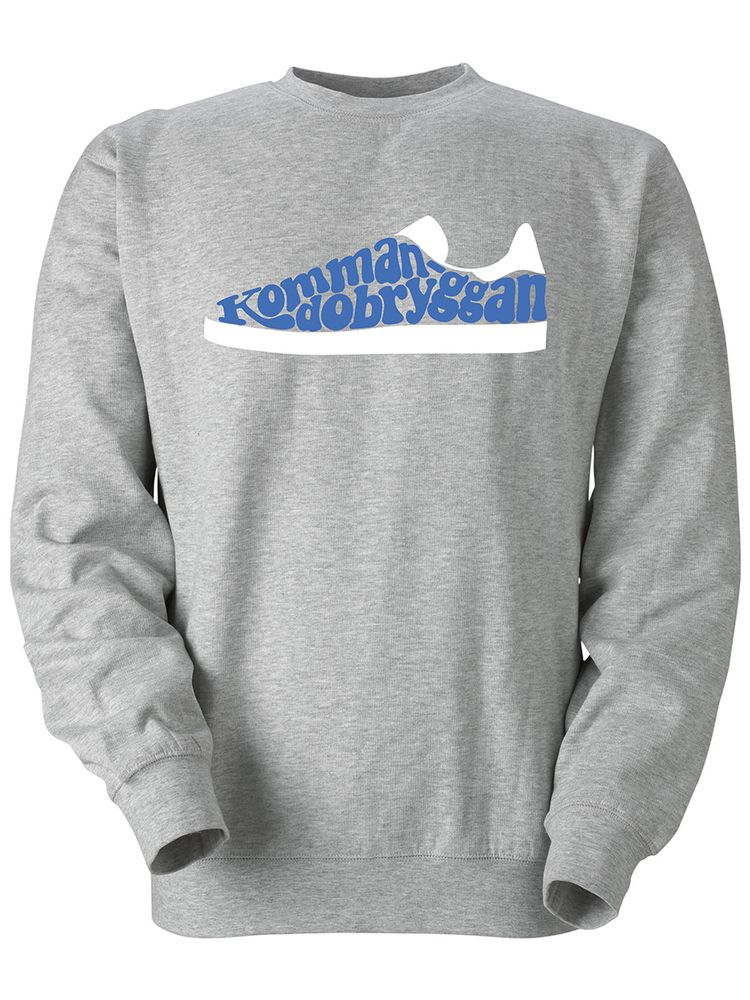 Collegetröja, Grå - Kommandobryggan Sneaker