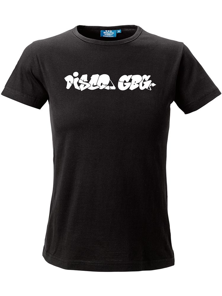 T-shirt Dam, Svart - Disco GBG