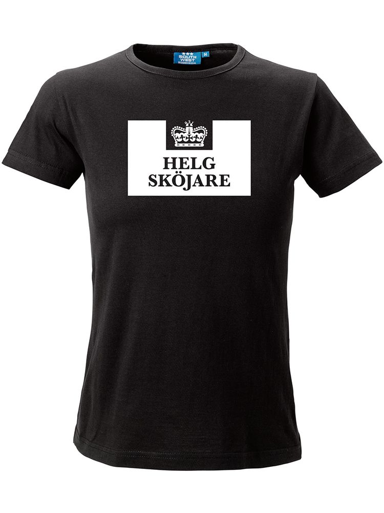 T-shirt Dam, Svart - Helgsköjare