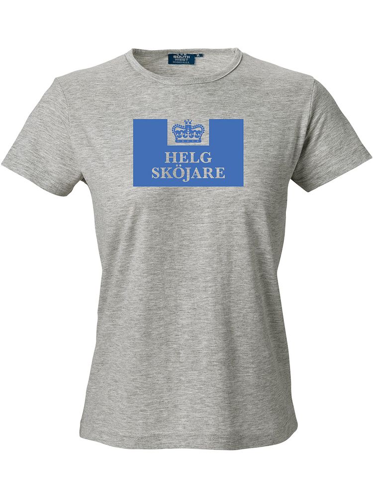 T-shirt Dam, Grå - Helgsköjare