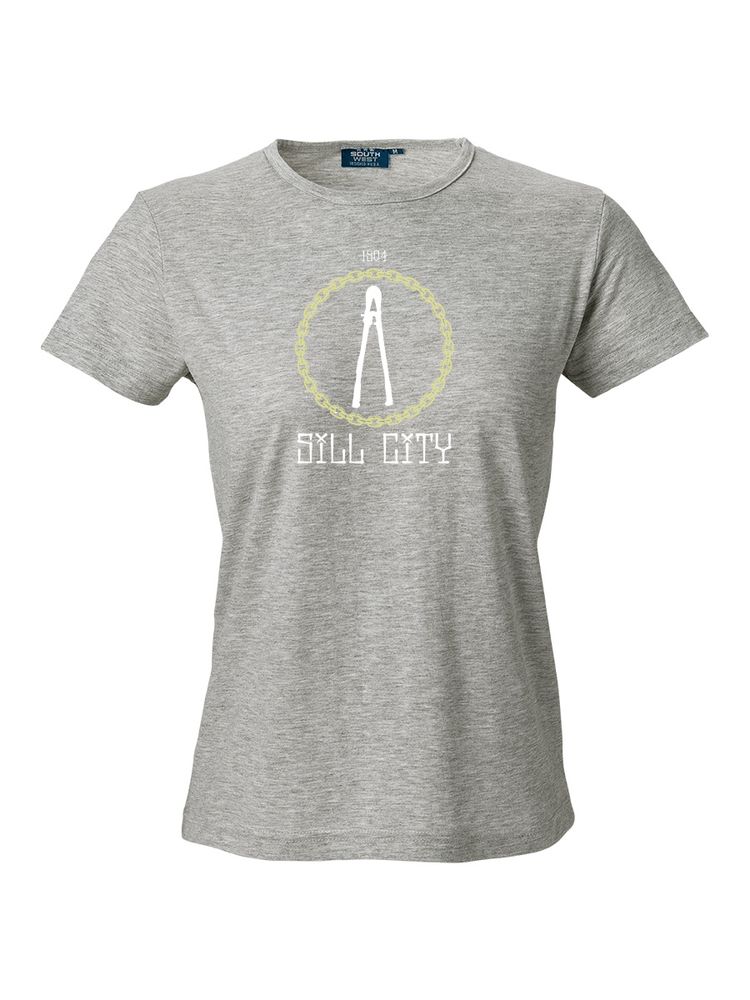T-shirt Dam, Grå - Sill City