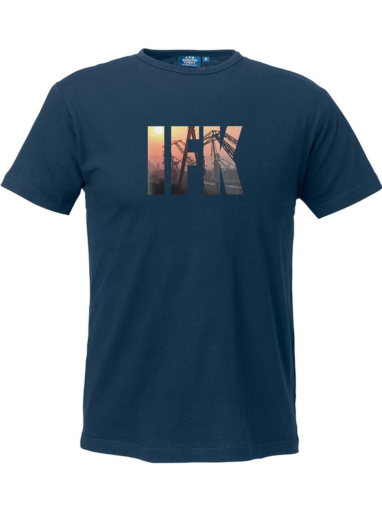 T-shirt Herr, Marinblå - IFK Sunset