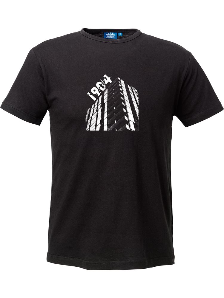 T-shirt Herr, Svart - Höghus 1904