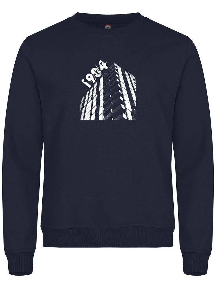 Sweatshirt, Navy - Höghus 1904