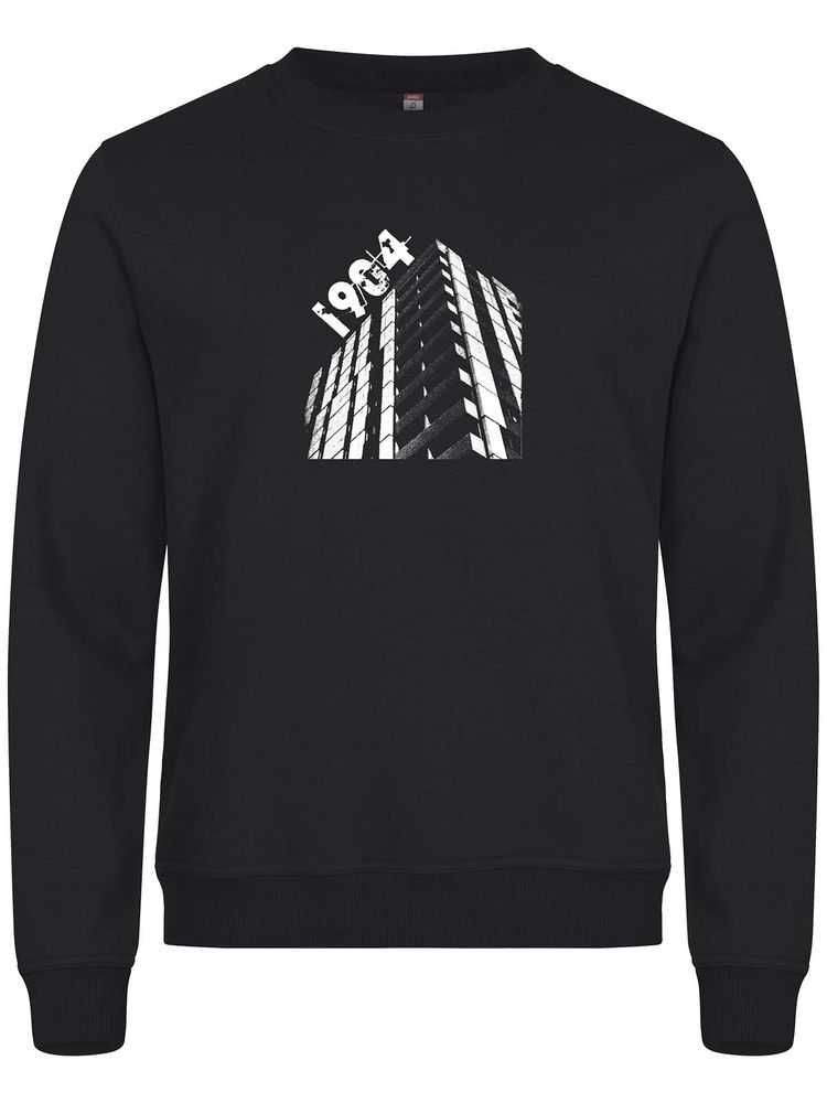 Sweatshirt, Black - Höghus 1904