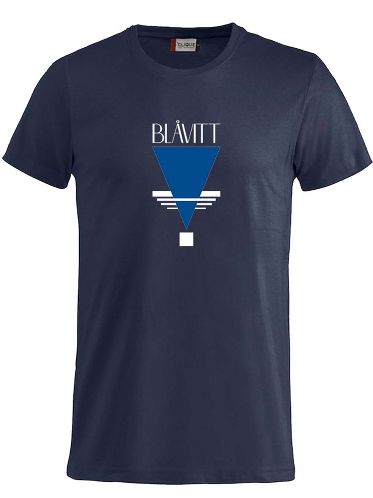 T-shirt Junior, Navy - Blåvitt Triangel