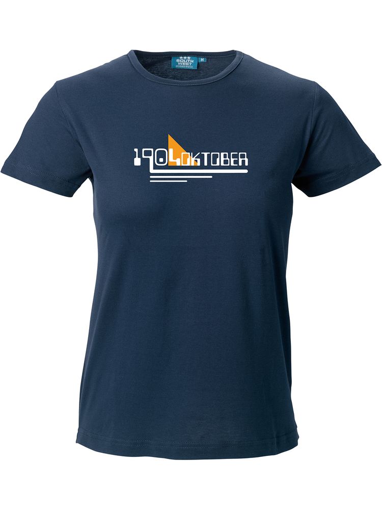 T-shirt Dam, Marinblå - 1904 Oktober