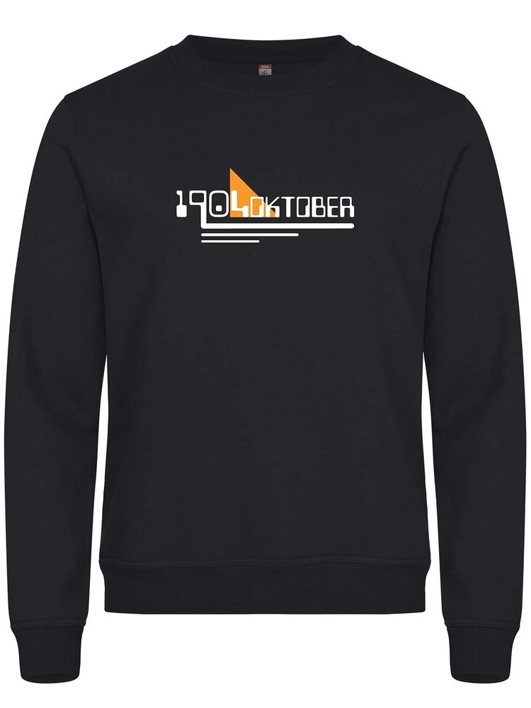 Sweatshirt, Black - 1904 Oktober