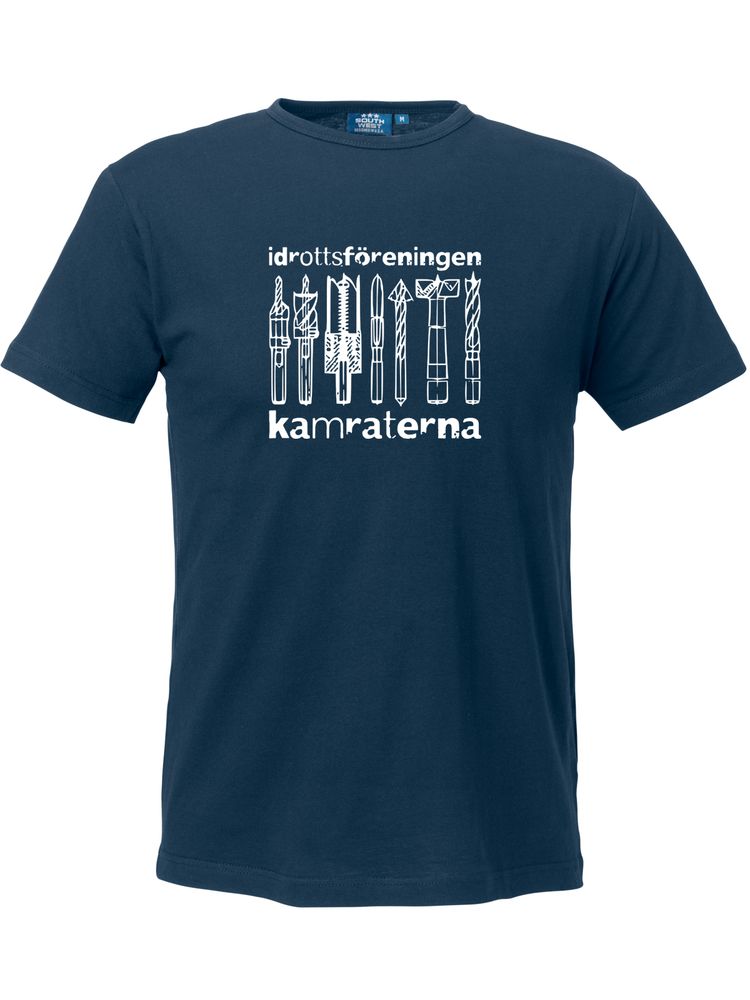 T-shirt Herr, Marinblå - Bits