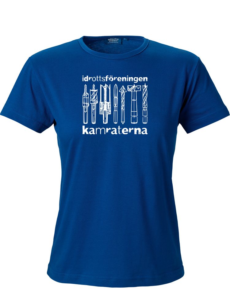 T-shirt Dam, Blå - Bits