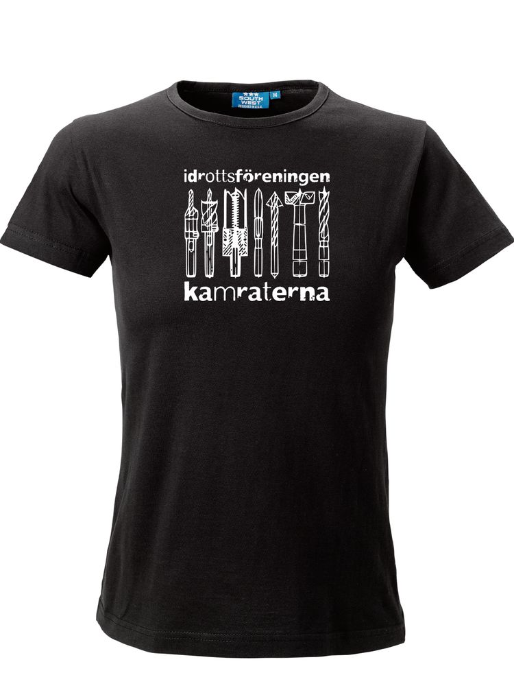 T-shirt Dam, Svart - Bits