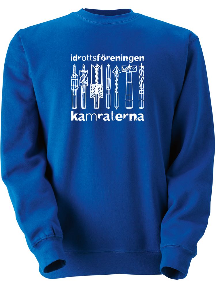 Collegetröja, Blå - Bits