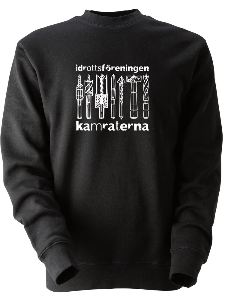 Collegetröja, Svart - Bits