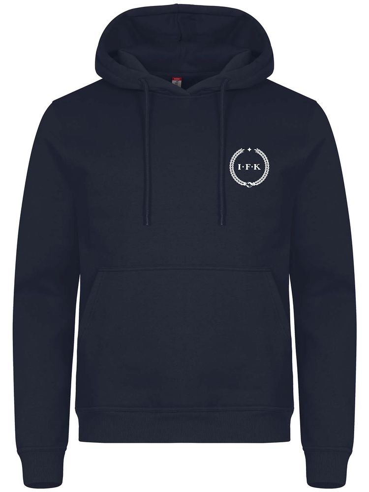 Hoodie, Navy - Kransen (liten logo)