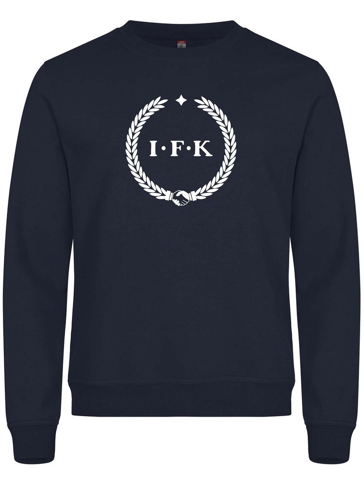 Sweatshirt, Navy - Kransen (stor logo)