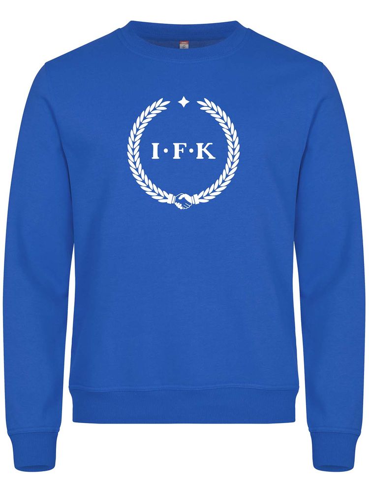 Sweatshirt, Blue - Kransen (stor logo)