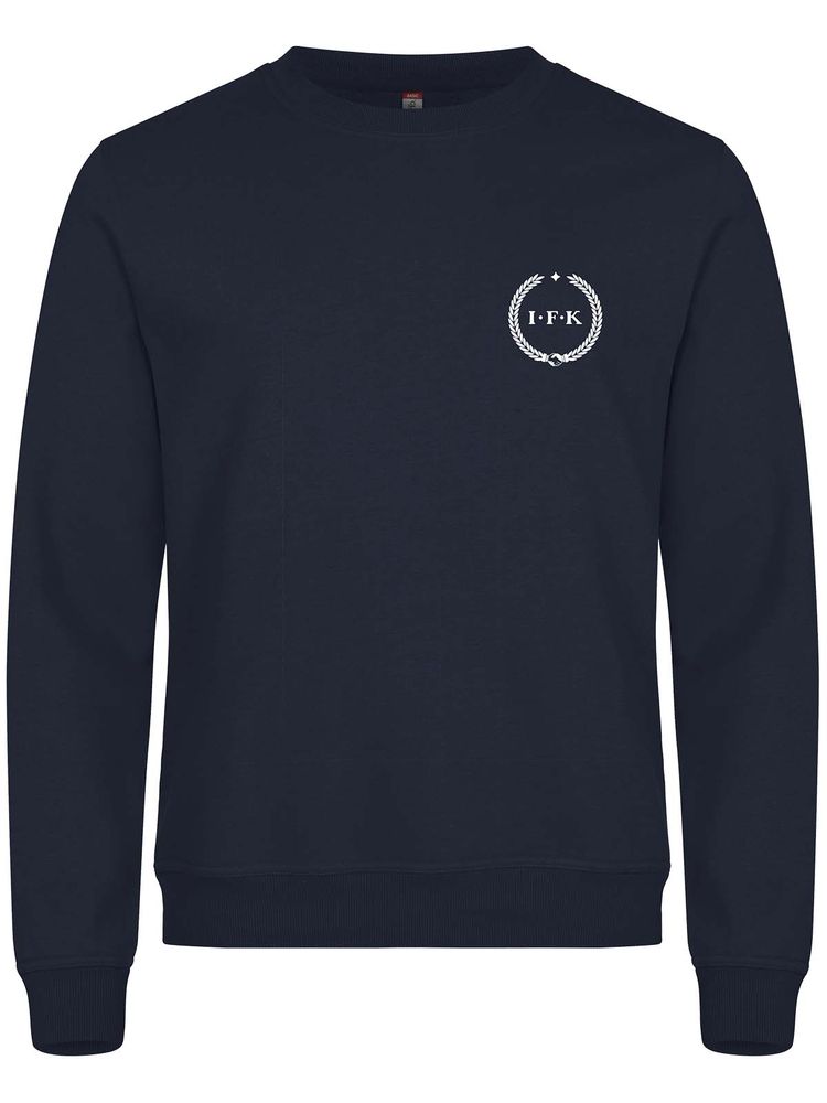 Sweatshirt, Navy - Kransen (liten logo)