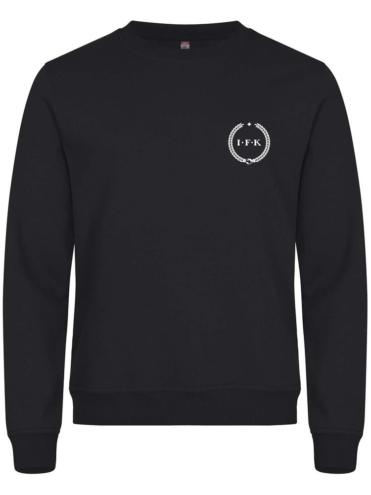 Sweatshirt, Black - Kransen (liten logo)