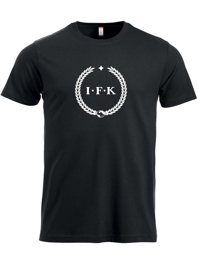 T-shirt, Black - Kransen (stor logo)