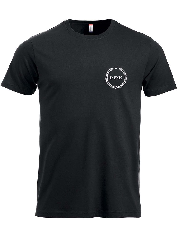 T-shirt, Black - Kransen (liten logo)