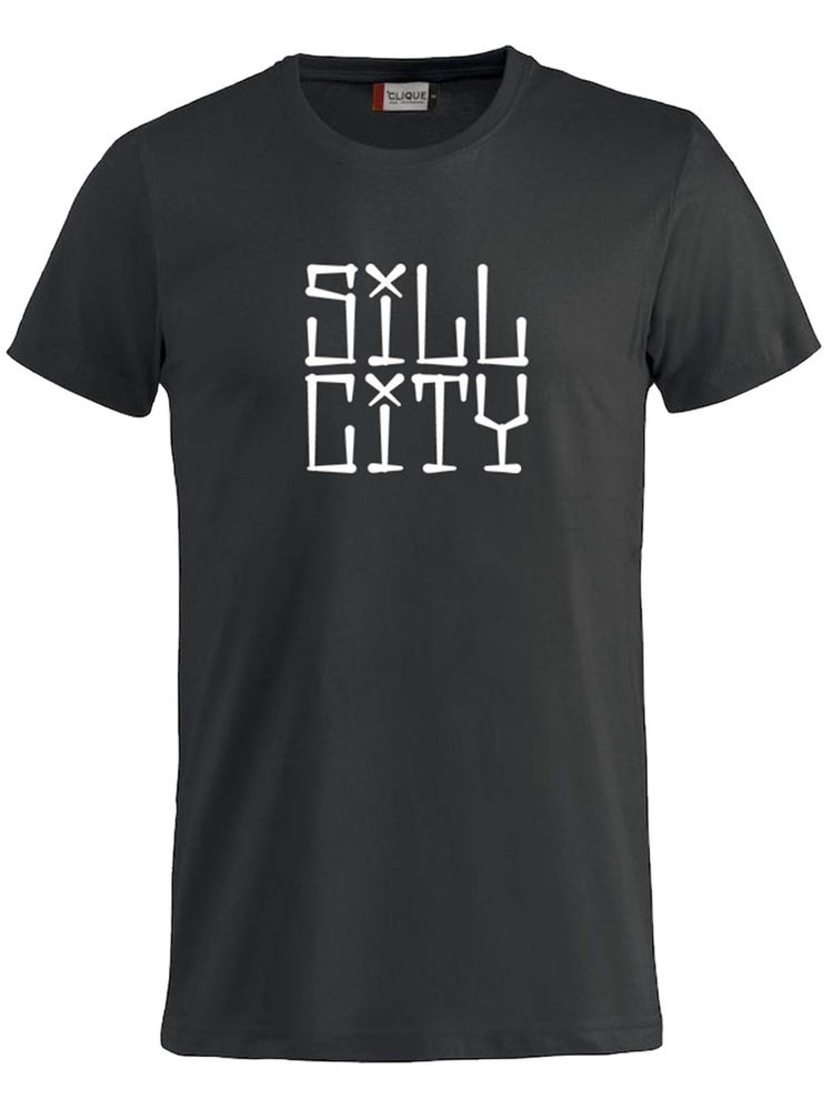 T-shirt Junior, Black - Sill City Text (stor logo)
