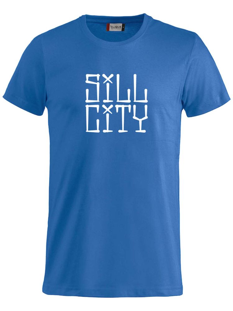 T-shirt Junior, Blue - Sill City Text (stor logo)