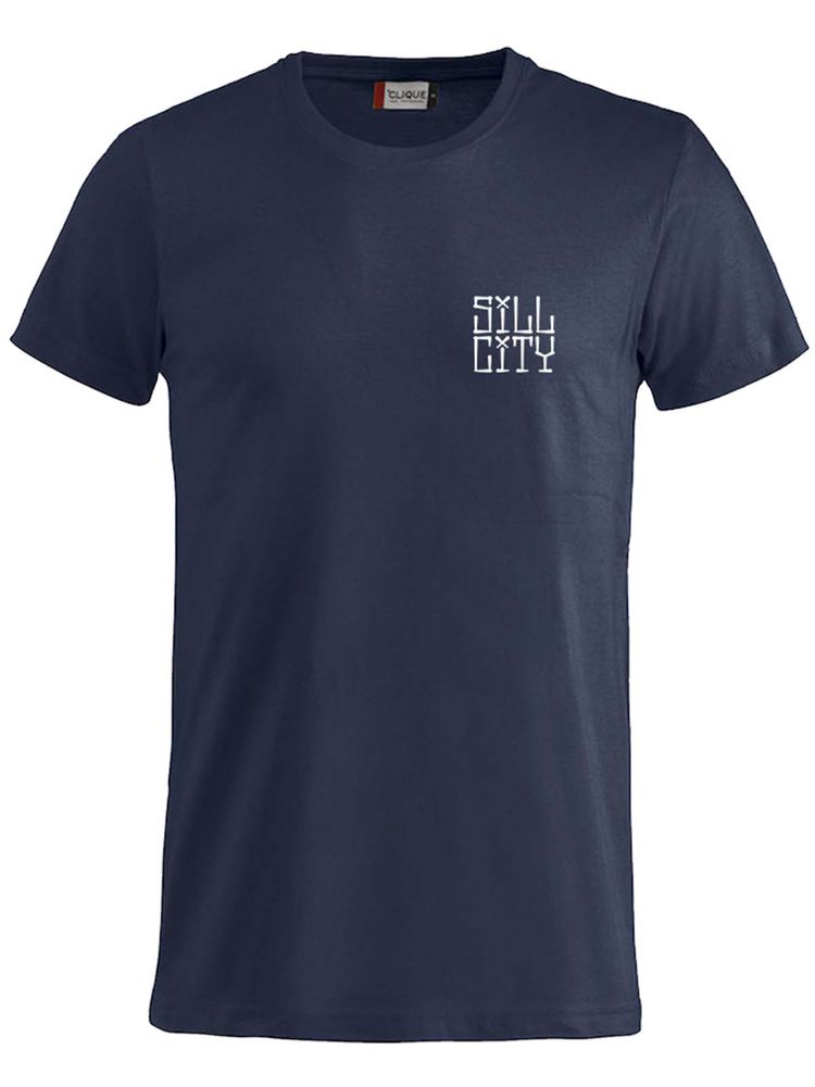 T-shirt Junior, Navy - Sill City Text (liten logo)