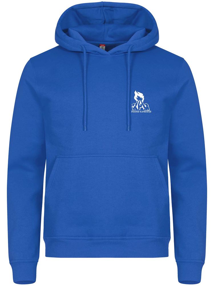 Hoodie, Blue - Framåt Kamrater (liten logo)