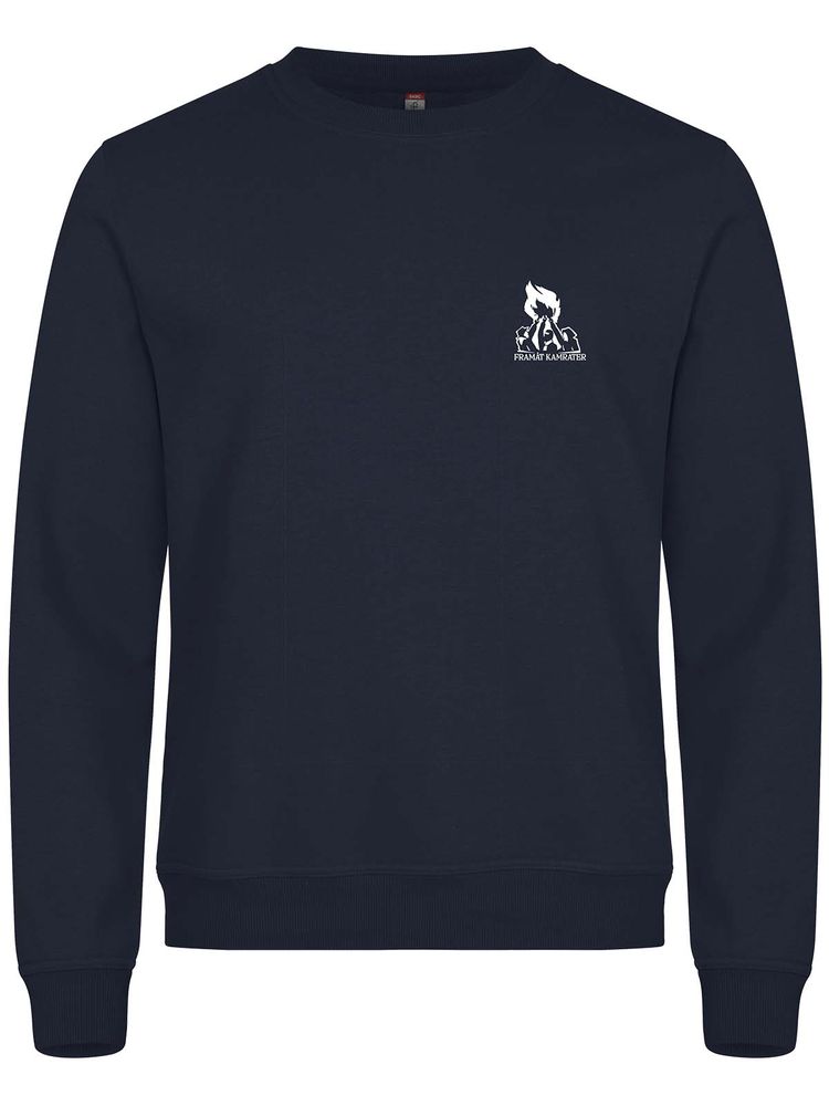 Sweatshirt, Navy - Framåt Kamrater (liten logo)