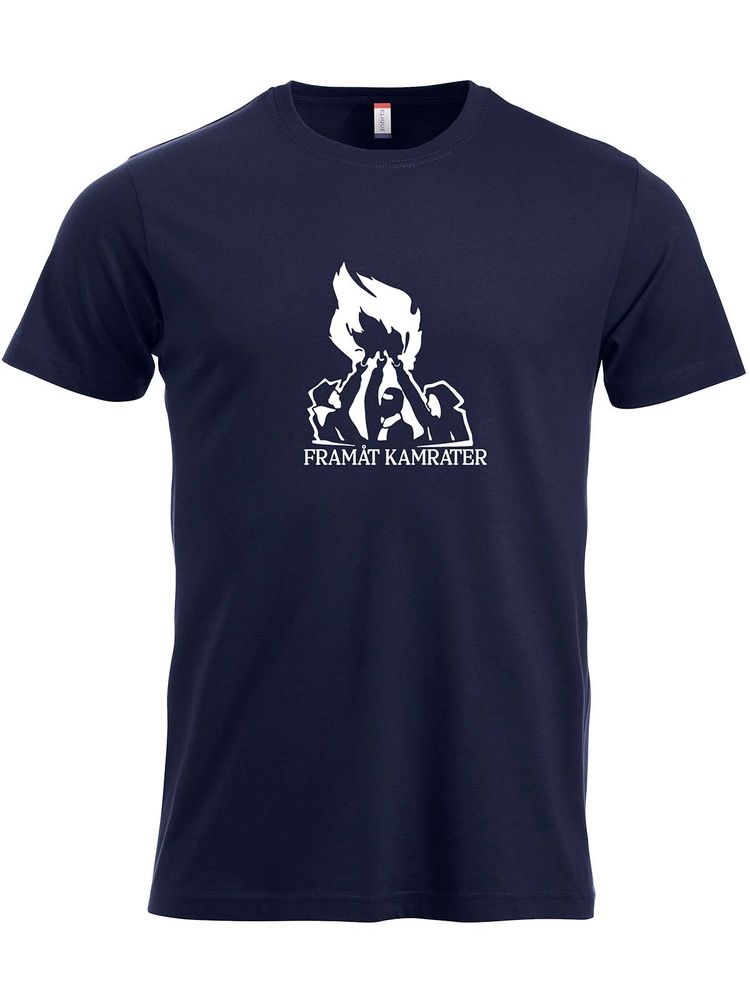T-shirt, Navy - Framåt Kamrater (stor logo)