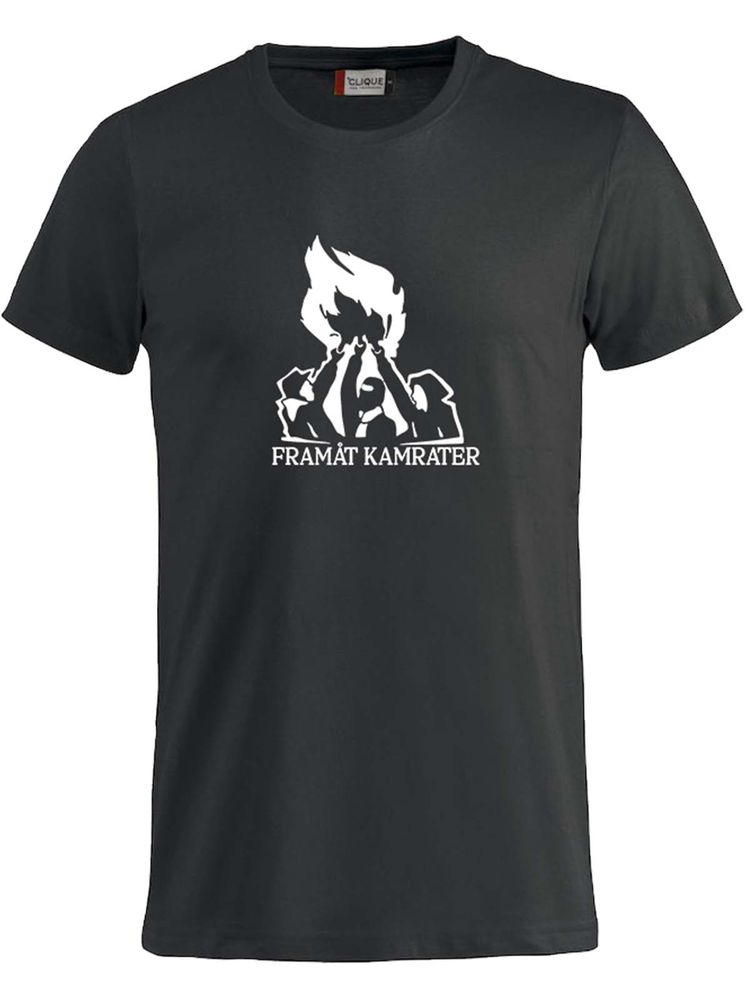 T-shirt Junior, Black - Framåt Kamrater (stor logo)