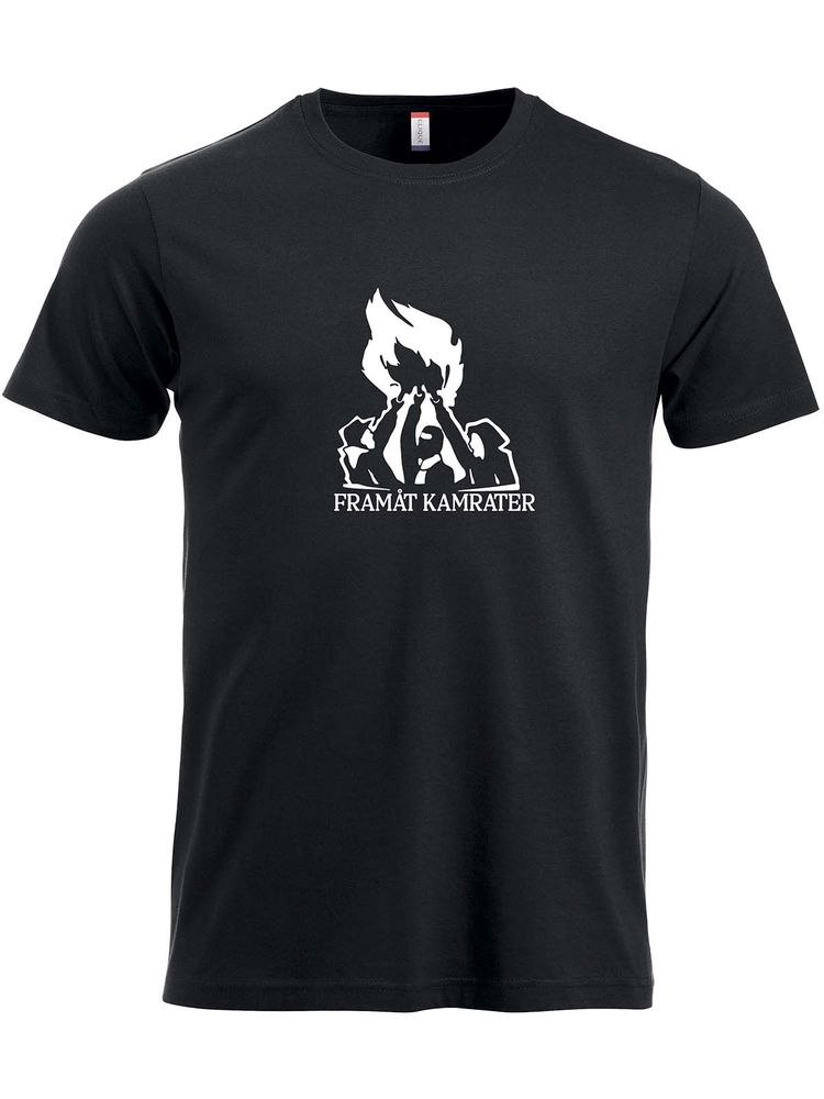 T-shirt, Black - Framåt Kamrater (stor logo)