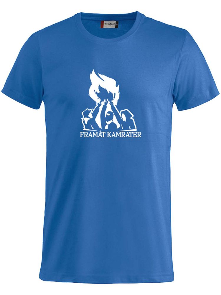 T-shirt Junior, Blue - Framåt Kamrater (stor logo)