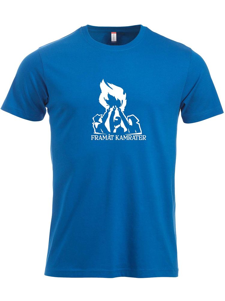 T-shirt, Blue - Framåt Kamrater (stor logo)