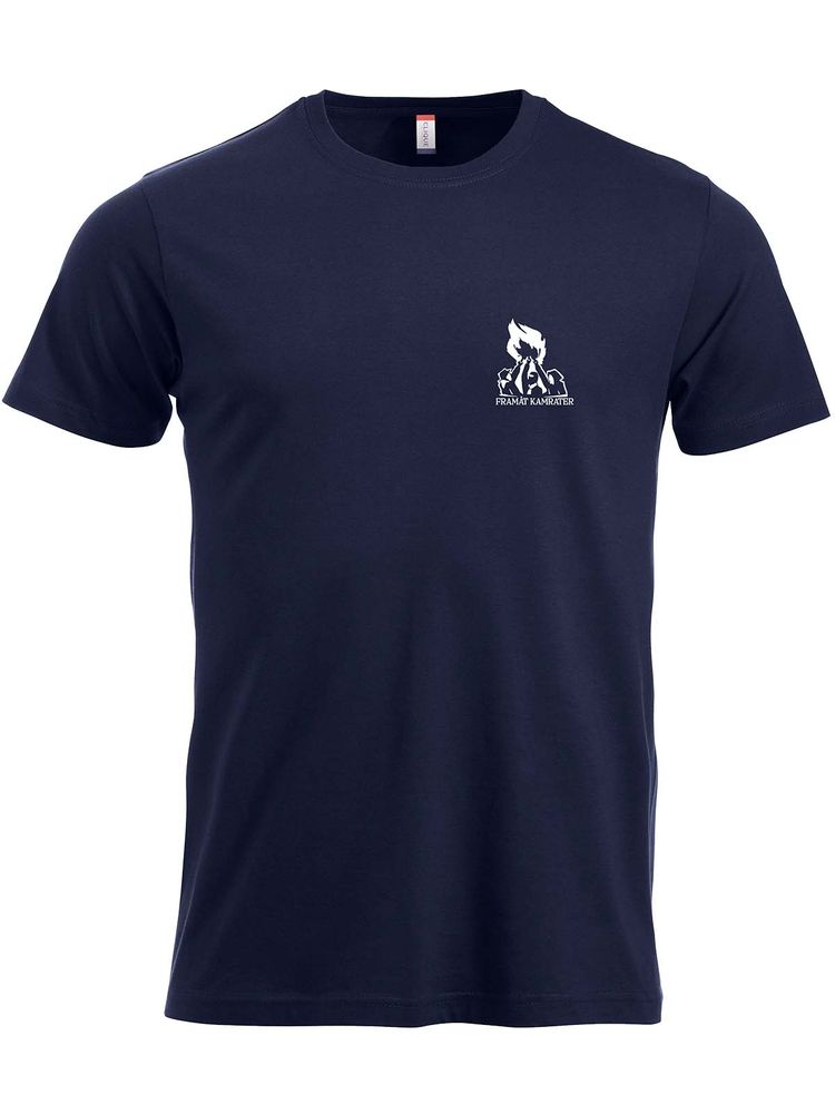 T-shirt, Navy - Framåt Kamrater (liten logo)